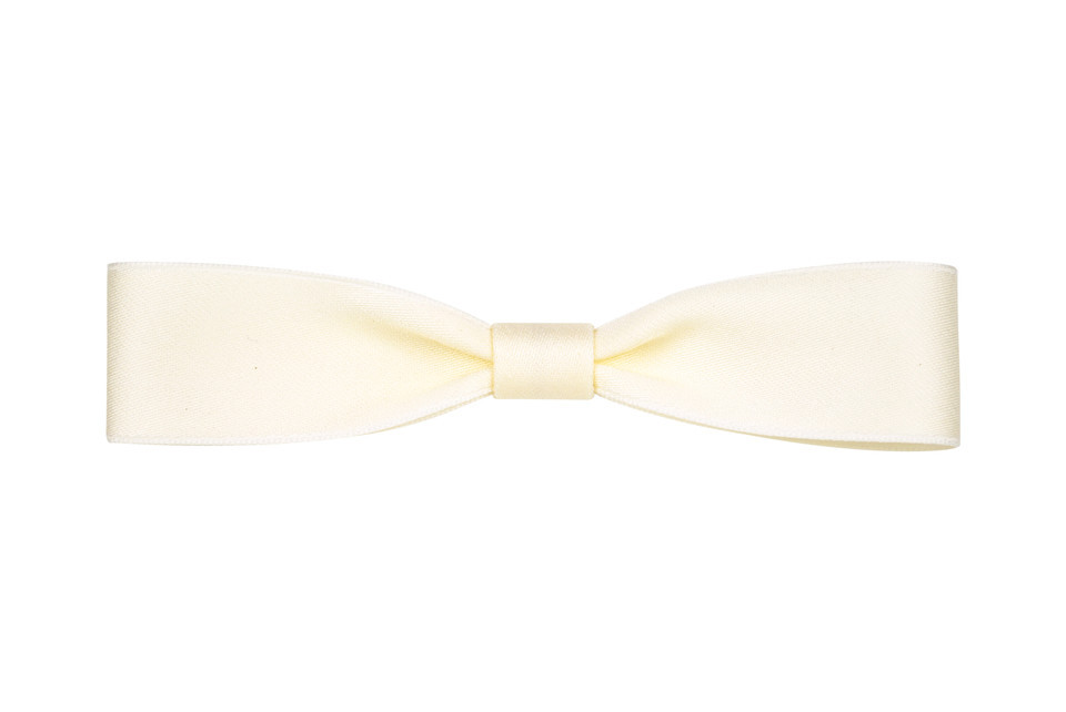 Custom Printing on Matte Cotton Ribbon - Matte Antique White